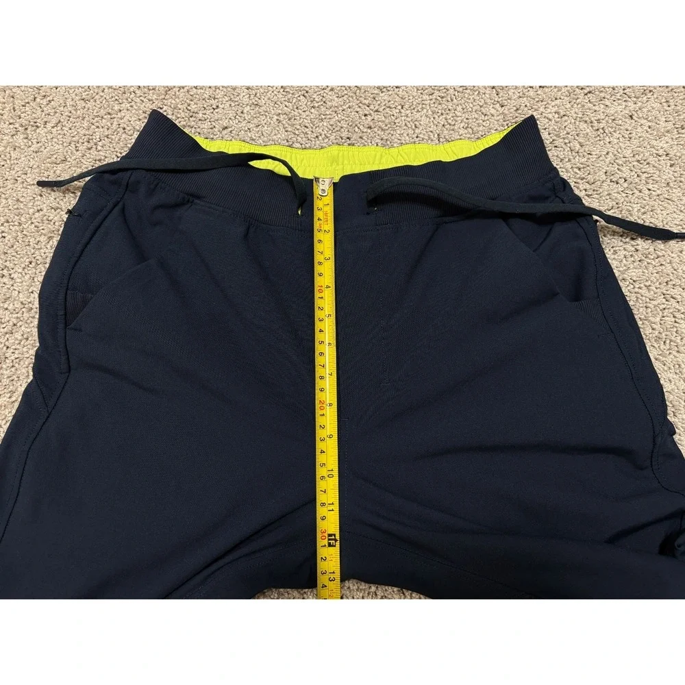 Birddogs Joggers Drawstring Performance Stretch Zip Pocket Navy Blue Mens Medium - Picture 14 of 14